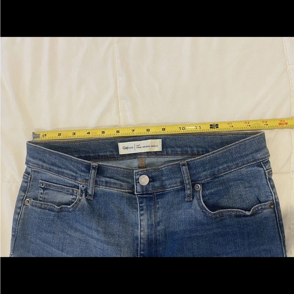 Women's Gap True Skinny Ankle Jeans - size 30/10 tall - Picture 6 of 7
